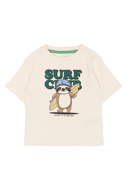 The New Siblings Tobias t-shirt i off white til baby